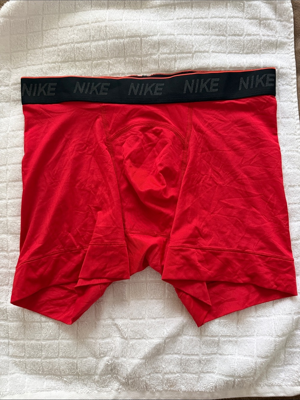 Nike Red Boxer Briefs with Black Branded Waistband